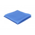 Pochette zijde middenblauw